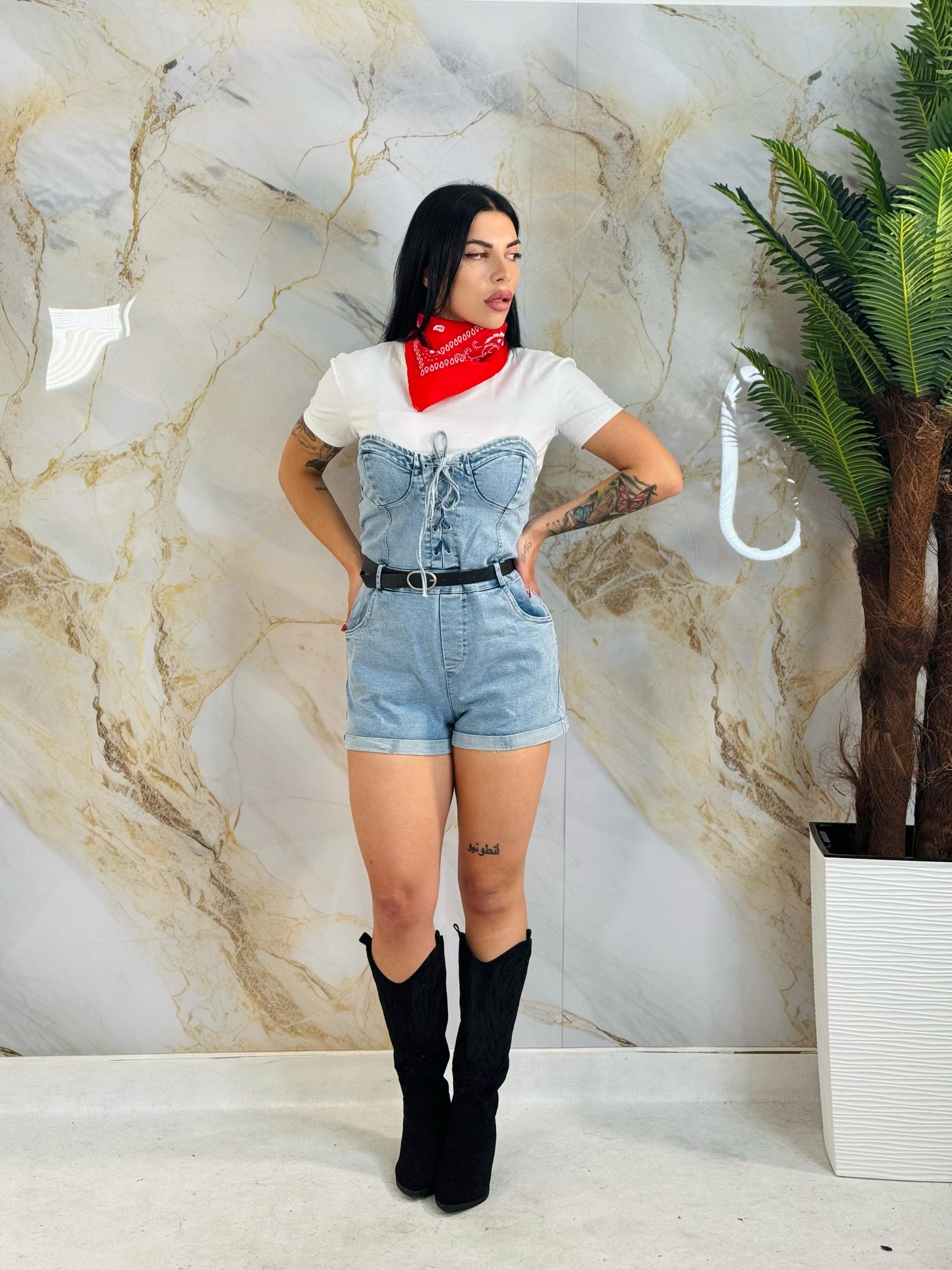 JUMPSUITE DENIM